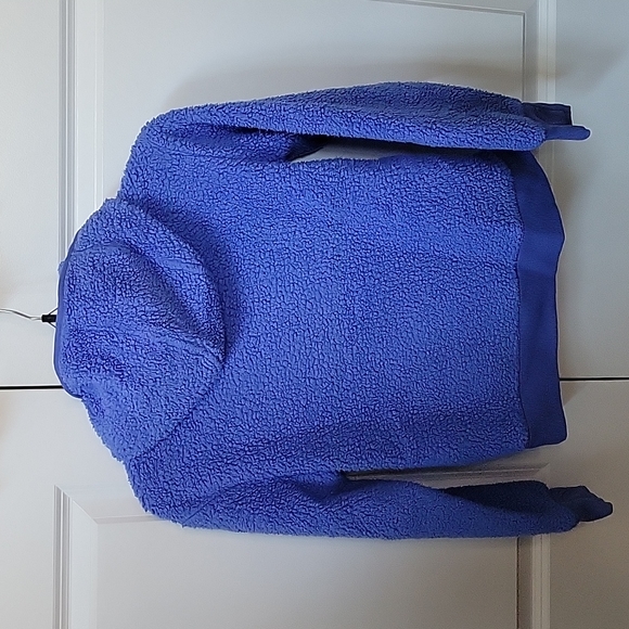 Athleta Girl Sherpa Hoodie, Blue - Picture 5 of 8